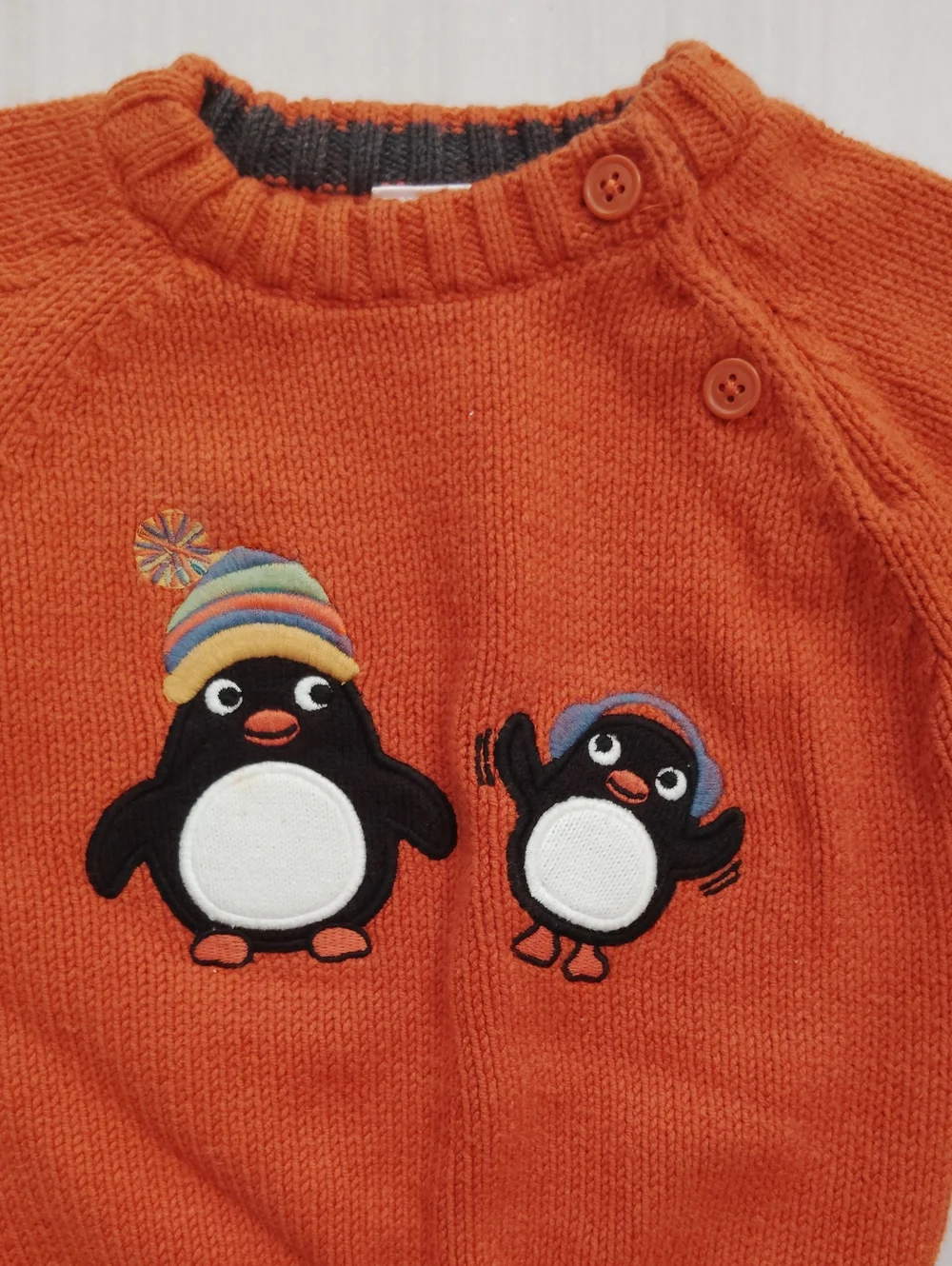 Gymboree Penguin Pals Boys/ Unisex Winter Sweater.    12-18  M